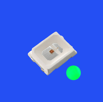 SMD2835 2.8x3.5 মিমি সবুজ রঙ 520- 525nm 8-12LM 120 ডিগ্রি স্বচ্ছ লেন্স পিসিটি ব্র্যাকেট ডায়োড লাইট