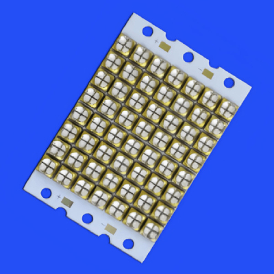75*50mm 7550 365nm 480W - 600W 120deg COB স্বল্প তরঙ্গ ইউভিএ মডিউল ইউভি নিরাময়ের জন্য